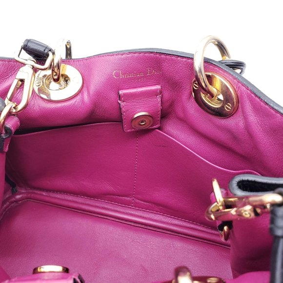 100% Authentic Christian Dior Black Handbag & Crossbody Bag - Picture 13 of 16